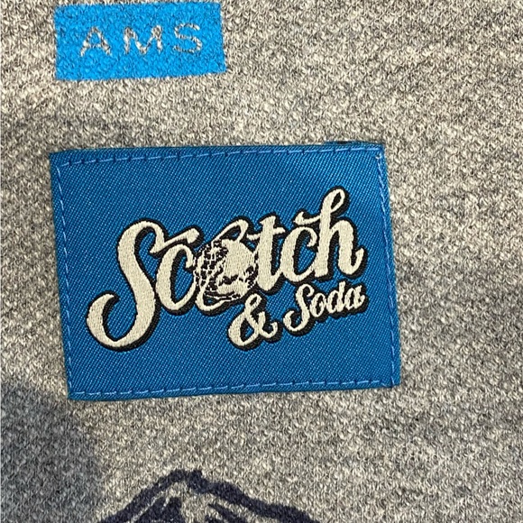 Scotch & Soda Boys Long Sleeve Printed T Shirt Gray NWT - Picture 7 of 9